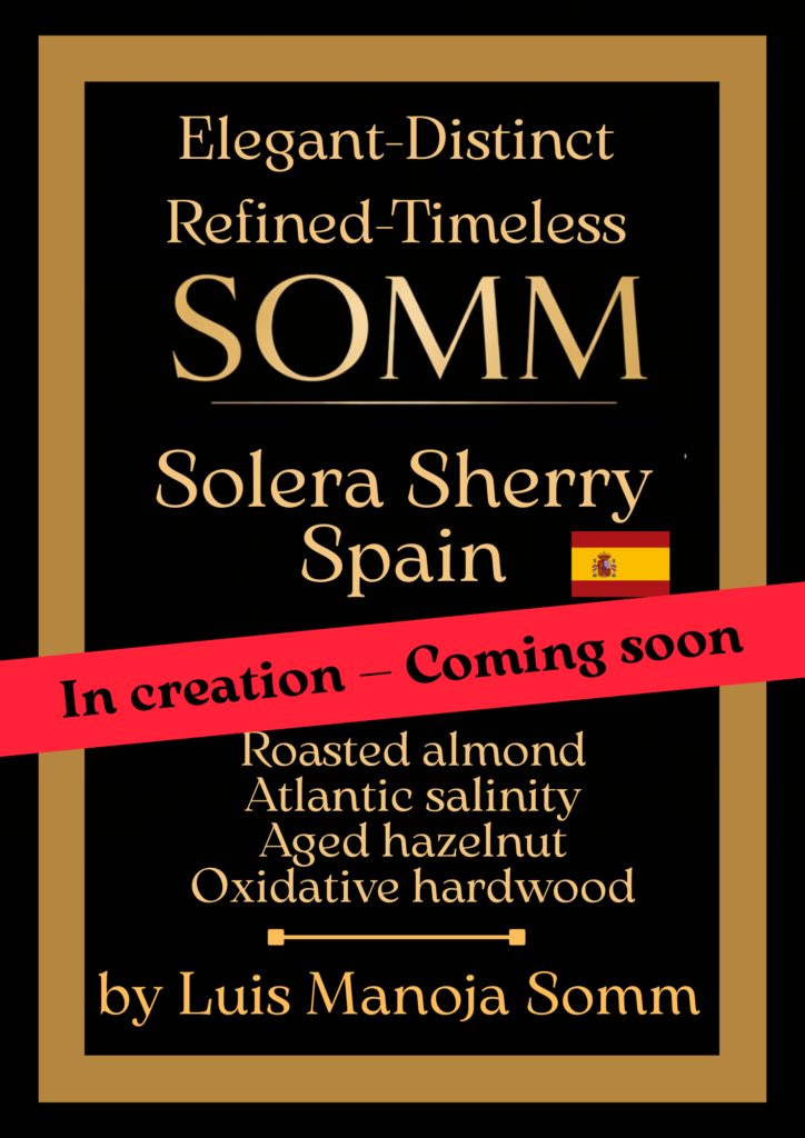 SOMM parfum. Solera SHERRY. Spain