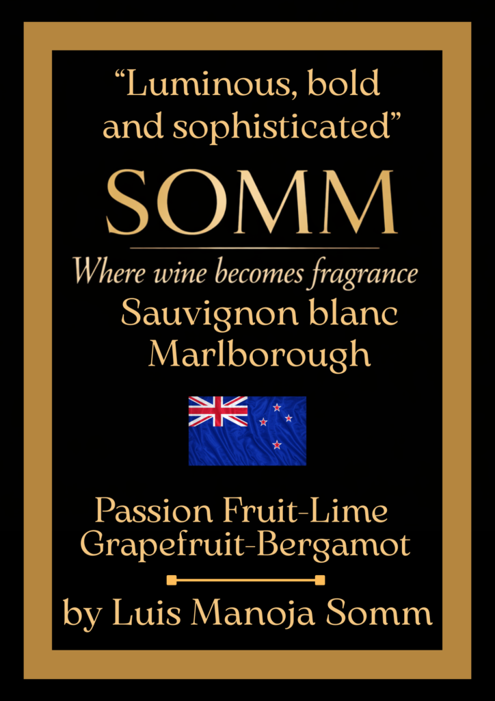SOMM parfum. Sauvignon blanc. Marlborough, New Zealand.